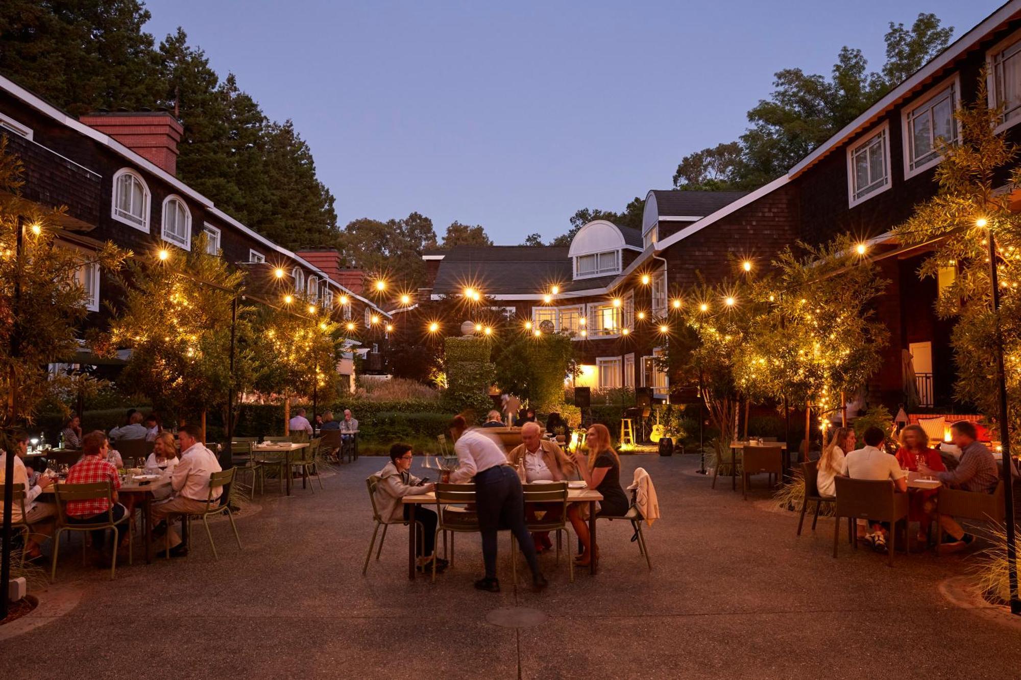The Stanford Park Hotel Menlo Park Exterior foto