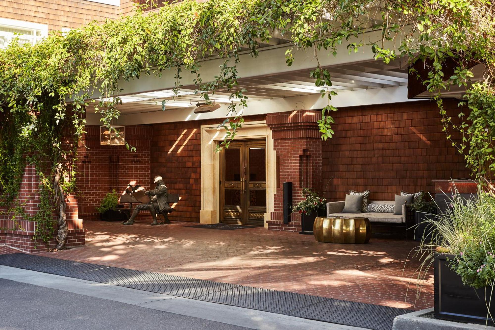The Stanford Park Hotel Menlo Park Exterior foto